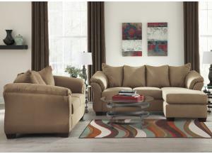 Image for Darcy Mocha Sofa Chaise & Loveseat
