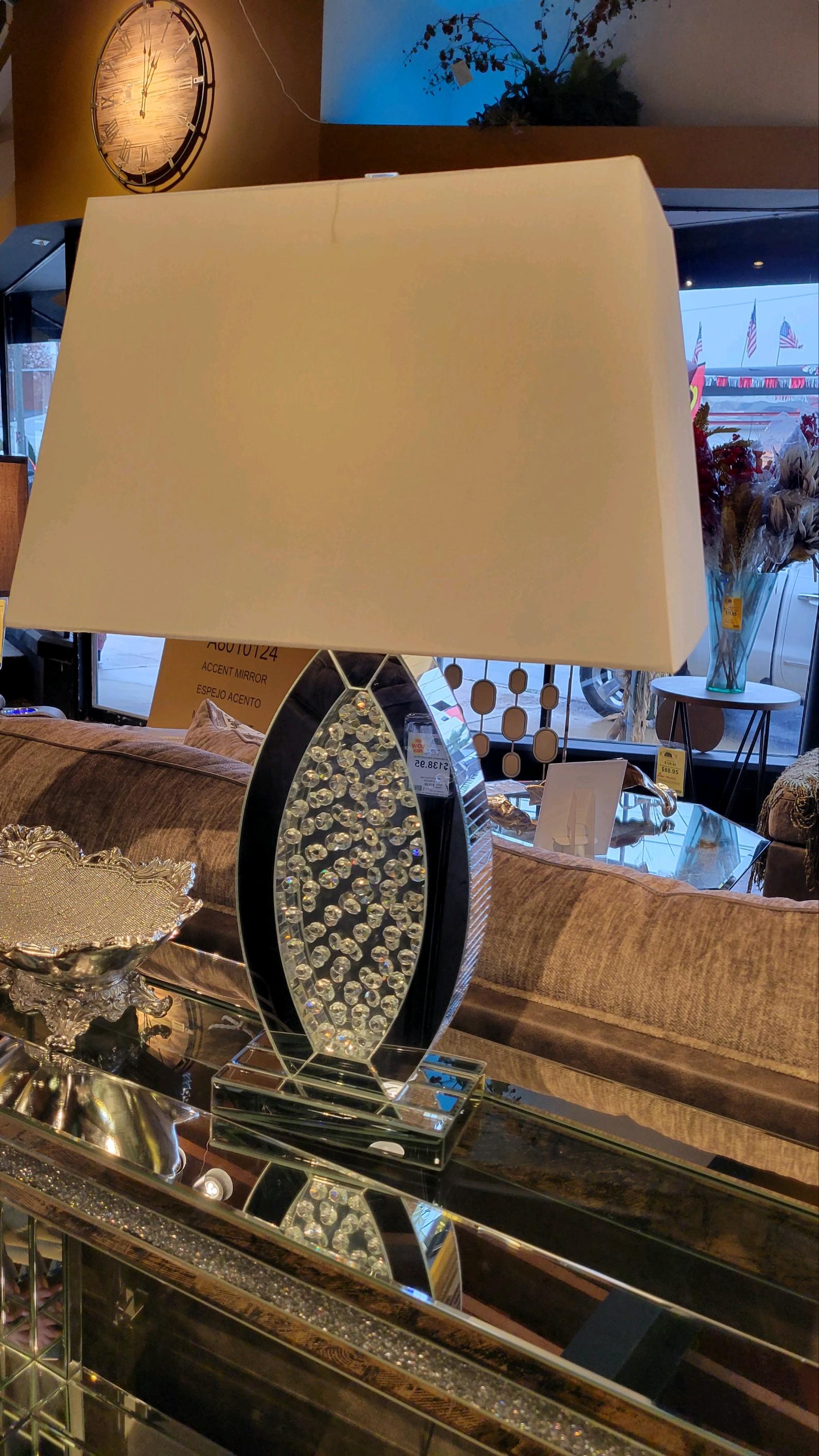 Pisces All Mirror 30" Lamp,Brandywine Showcase