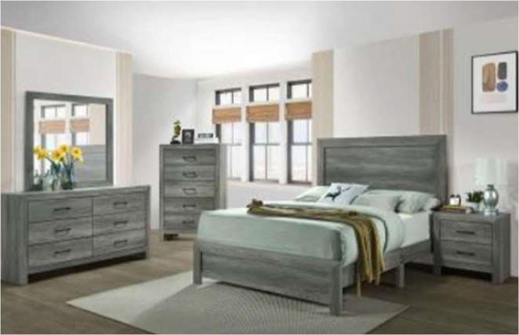 5 Pc Bedroom Gray,Brandywine Showcase