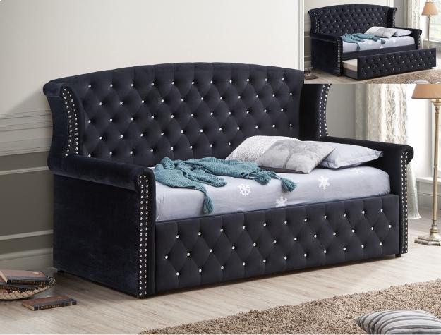 Lucinda Black Daybed with Trundle,Brandywine Showcase