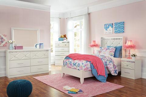 Dreamur Twin Bed/Dresser (OLNY),Brandywine Showcase