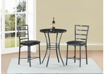 Fairmont 30" Round Counter Table 2 Chairs