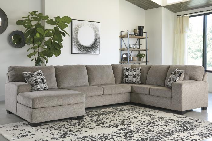 Ballinasloe Platinum LAF Chaise Sectional,In-Store Product