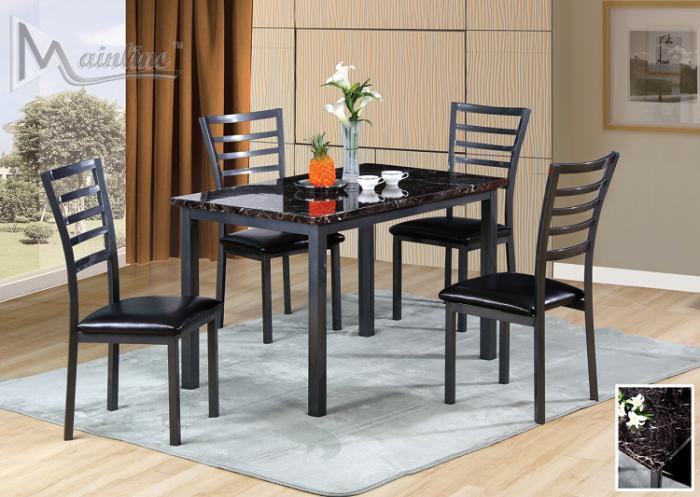 22000 Fairmont Dining Table with 4 Chairs,Mainline