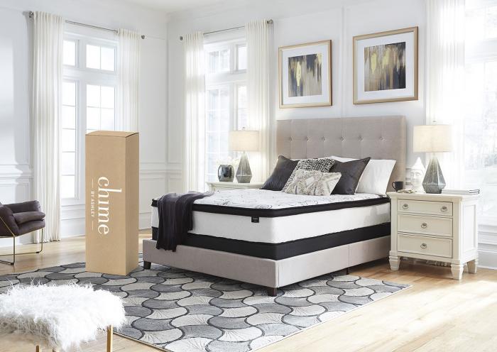 Chime 12" White Hybrid King Mattress,In-Store Product