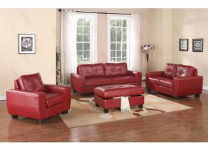 Image for Red Sofa & Love Seat 