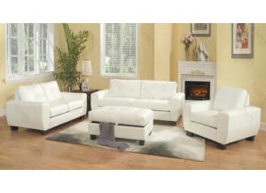 Image for White Sofa & Love Seat 