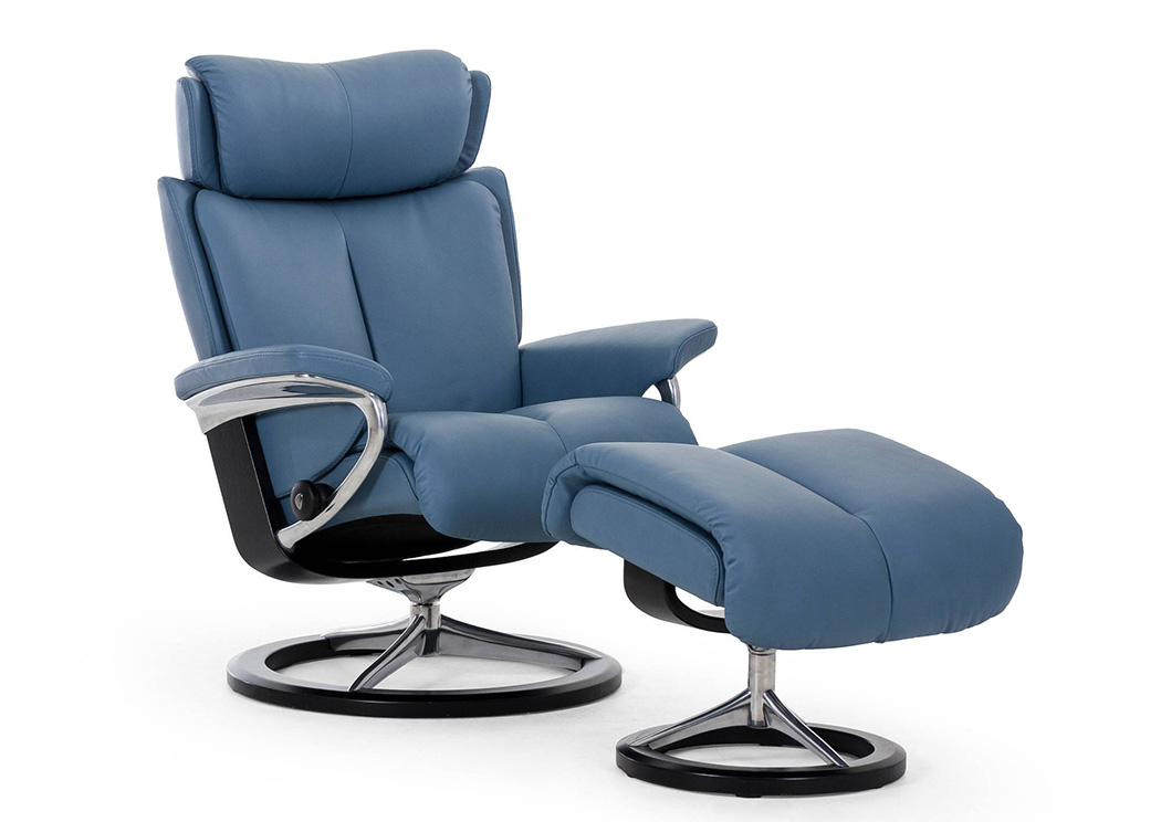 Magic Medium Signature Chair & Ottoman,Stressless