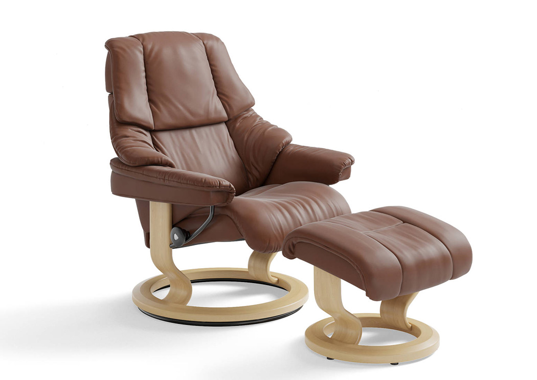Reno Small Classic Chair & Ottoman,Stressless