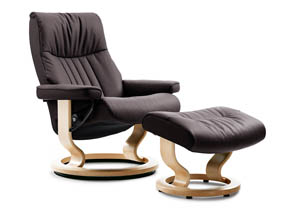 Image for Crown Small Classic Chair & Ottoman