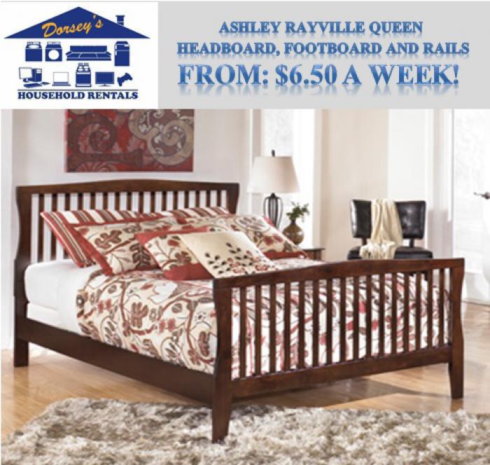 Ashley Rayville Queen Panel Headboard, Footboard and Rails. RTO List Price: $329.99,Ashley