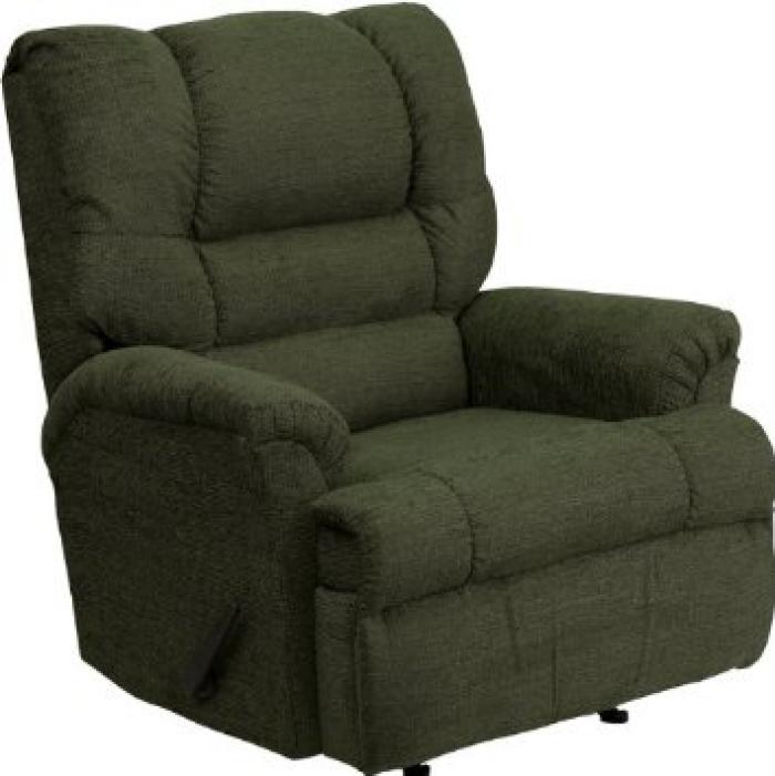Serta Upholstery 500 Radar Green Big Man Rocker/Recliner,Hughes Furniture / Serta Upholstery