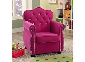 Amelia Pink Kids Chair