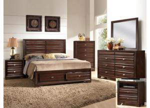 Stella Storage King Bedroom Set (King Storage Bed, Dr/Mirr & Chest)