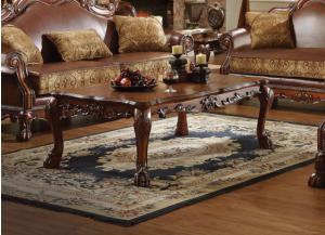 Image for Dresden Brown Cherry Oak Finish Coffee Table