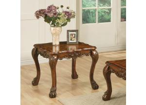 Image for Dresden Brown Cherry Oak Finish End Table