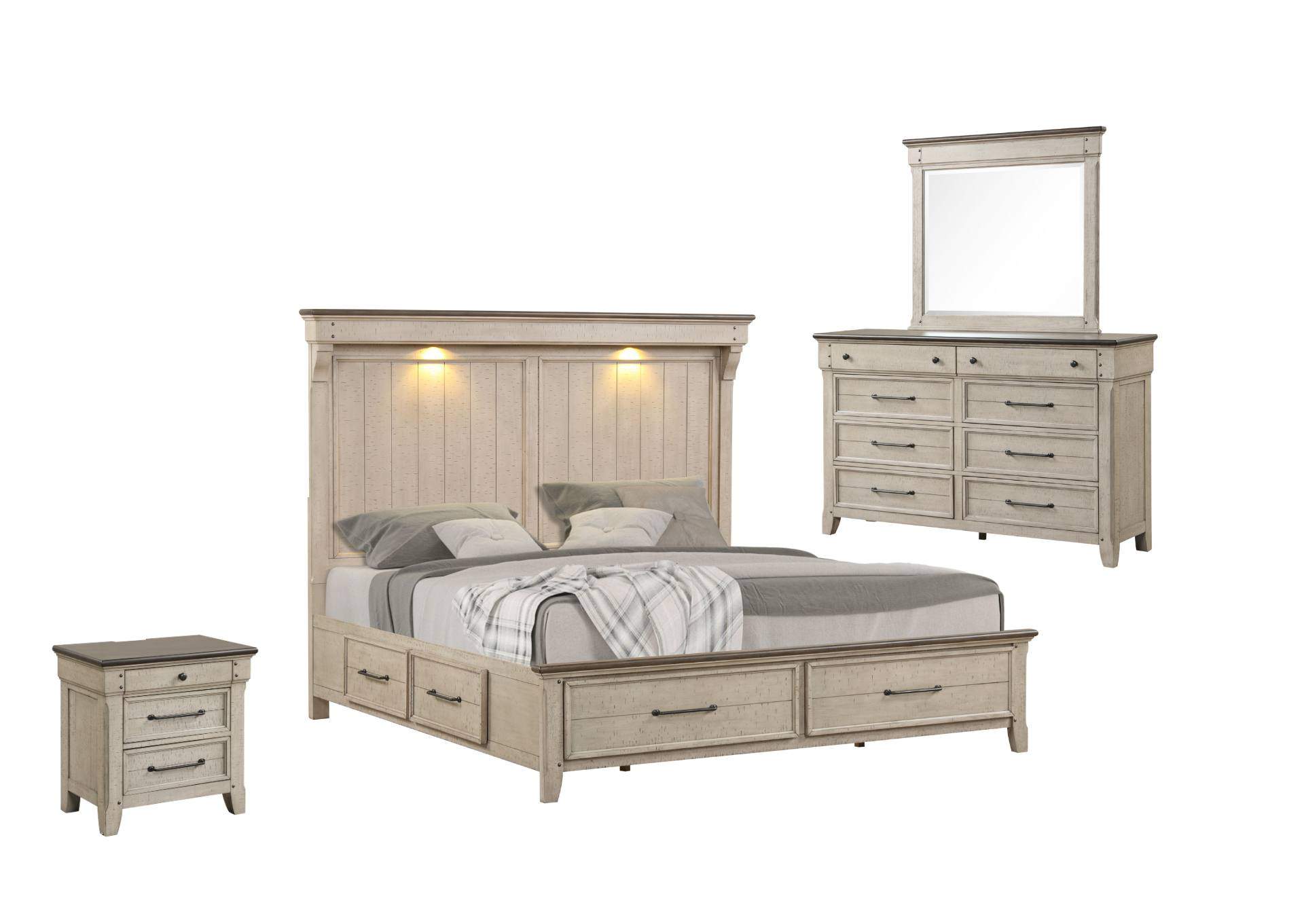 KIRAN KING BEDROOM SET,LIFESTYLE FURNITURE