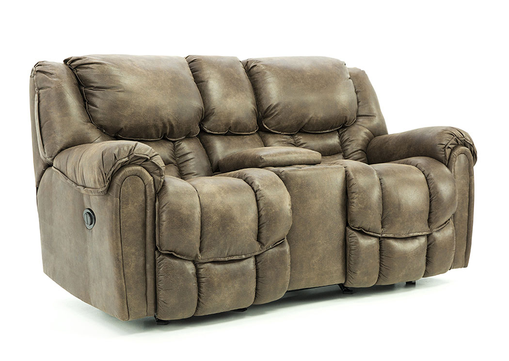 BAXTER MOCHA 1P POWER LOVESEAT WITH CONSOLE,HOMESTRETCH