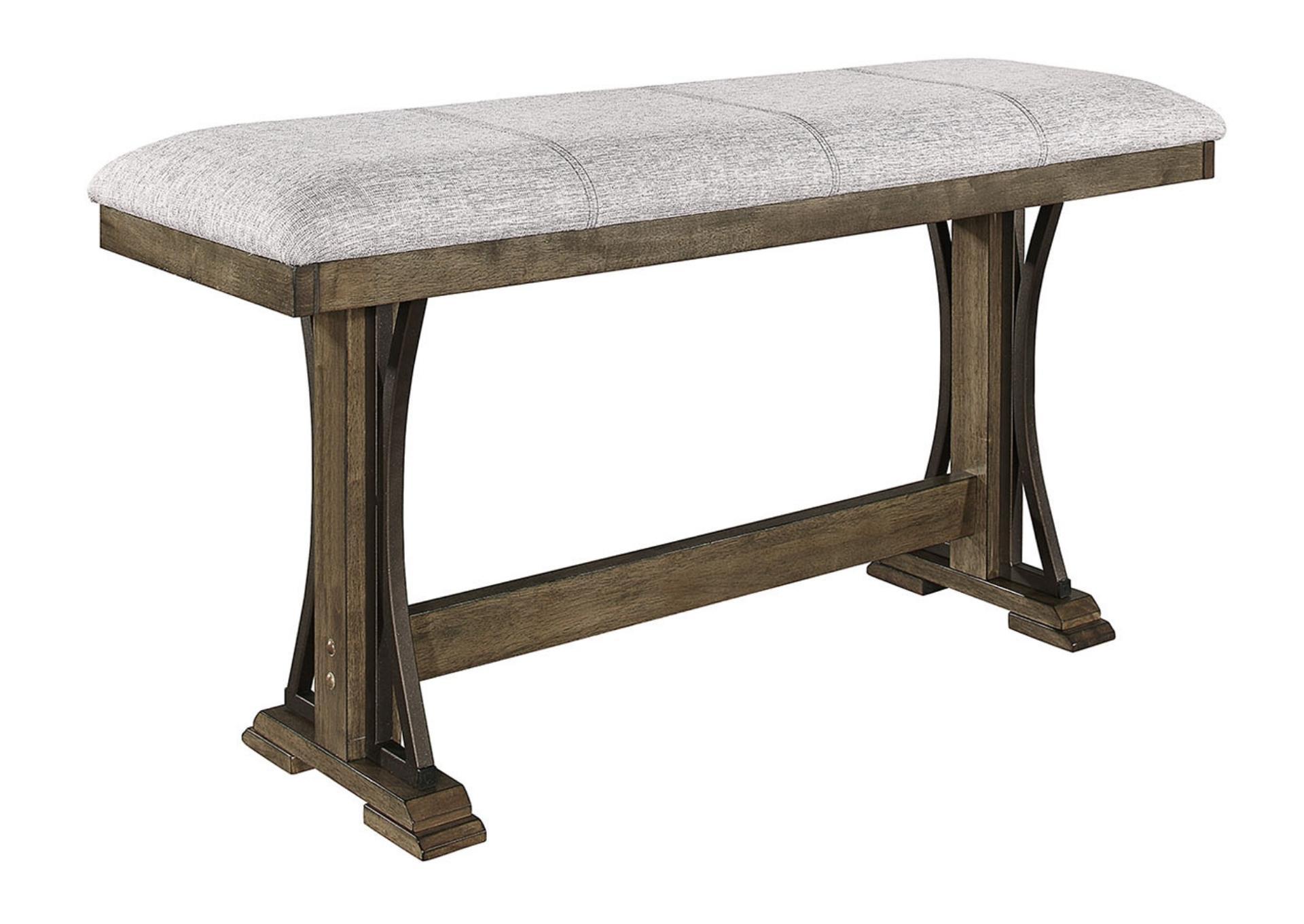 QUINCY COUNTER HEIGHT BENCH