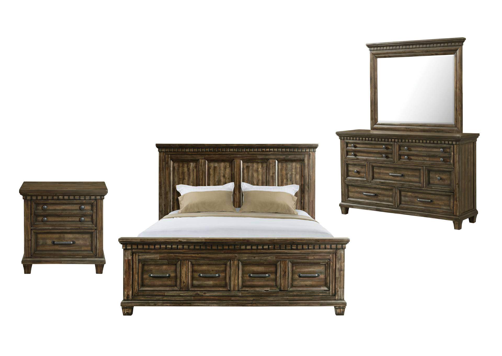 MCCOY CHARCOAL QUEEN BEDROOM,ELEMENTS INTERNATIONAL GROUP, LLC
