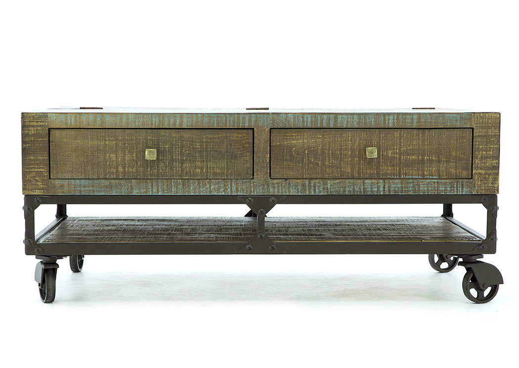 URBAN GOLD LIFT TOP COCKTAIL TABLE