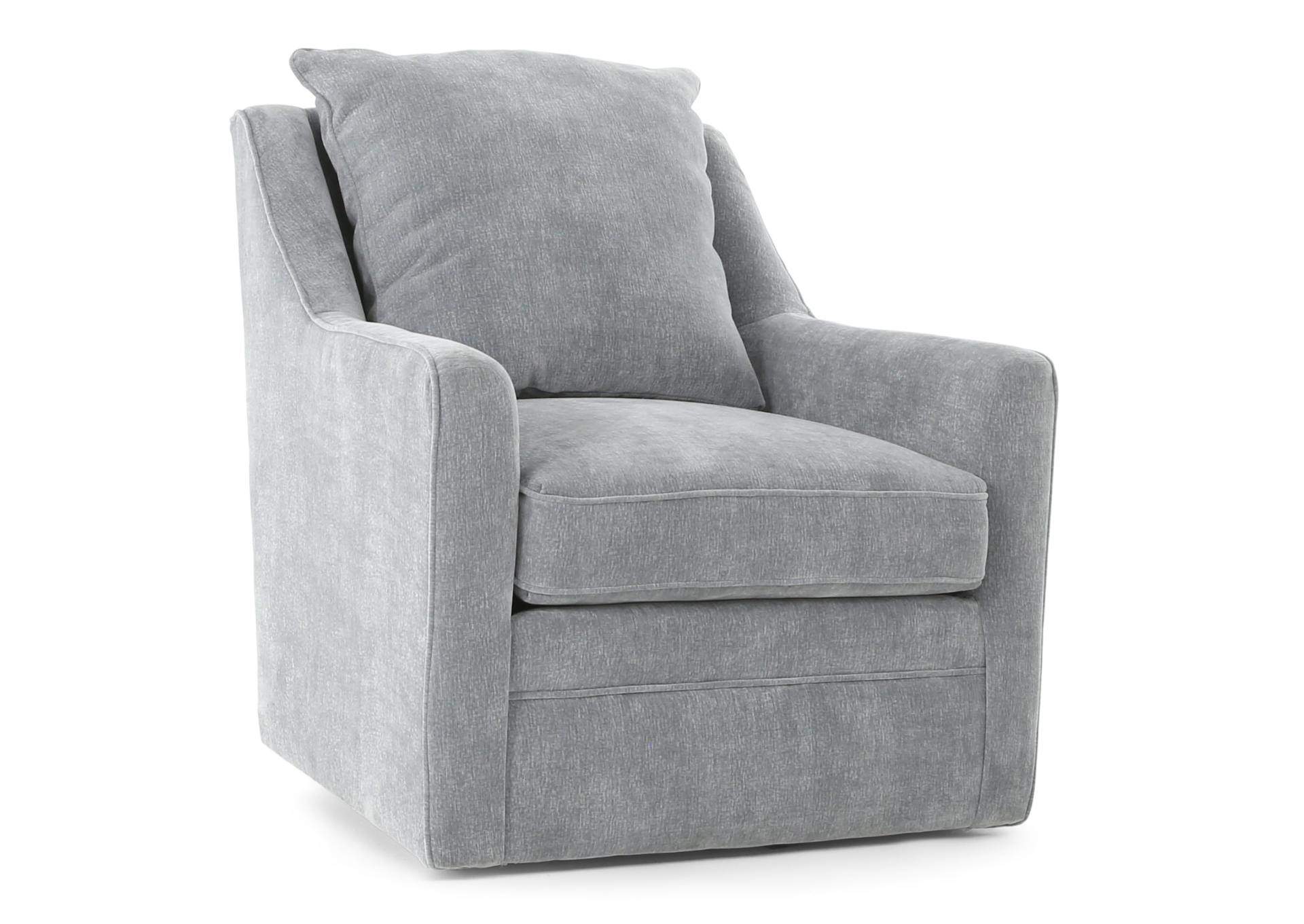 AUBREY CHAMBRAY PILLOW BACK SWIVEL CHAIR,BEST CHAIRS INC