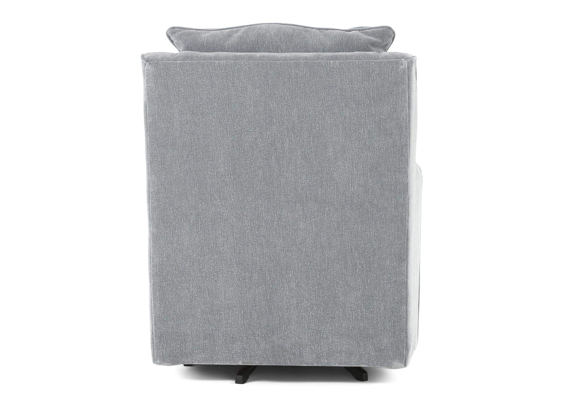 AUBREY CHAMBRAY PILLOW BACK SWIVEL CHAIR,BEST CHAIRS INC