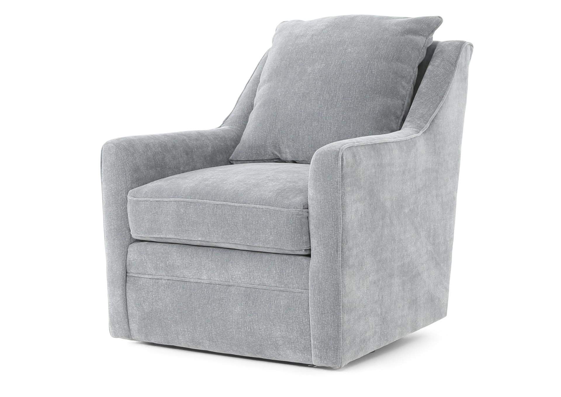 AUBREY CHAMBRAY PILLOW BACK SWIVEL CHAIR,BEST CHAIRS INC