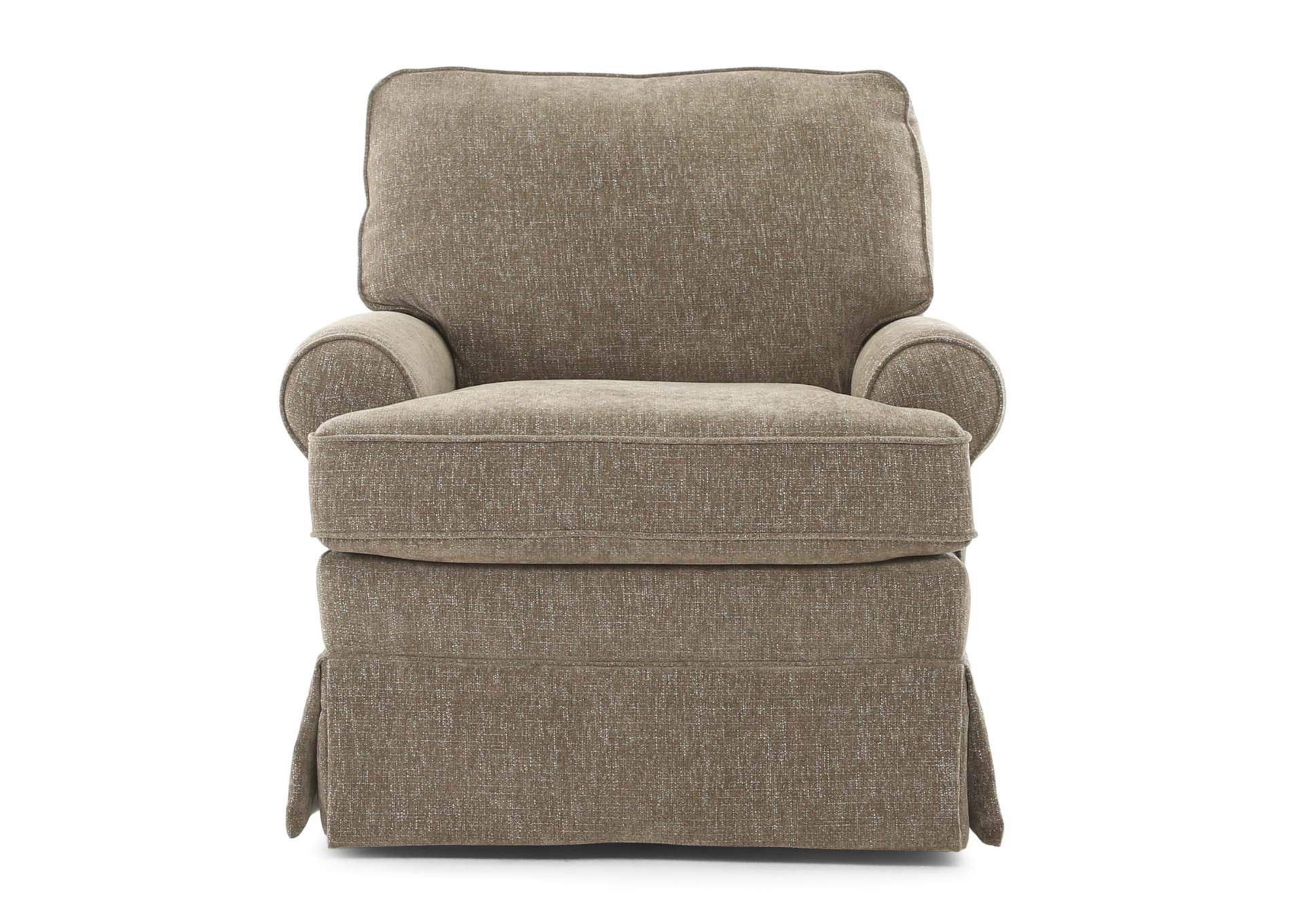 QUINN MOCHA SWIVEL GLIDER,BEST CHAIRS INC