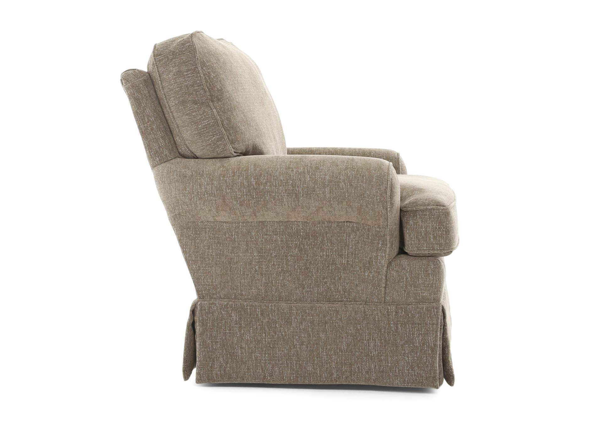 QUINN MOCHA SWIVEL GLIDER,BEST CHAIRS INC