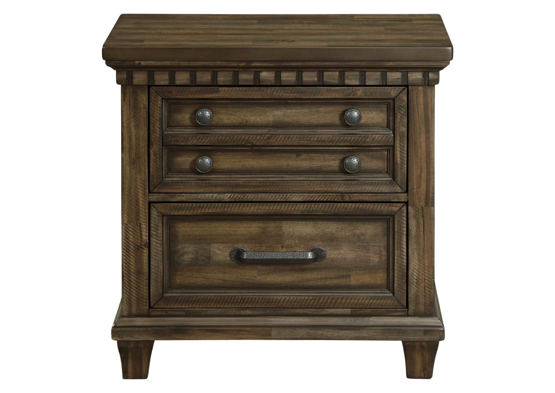 MCCOY CHARCOAL NIGHTSTAND,ELEMENTS INTERNATIONAL GROUP, LLC