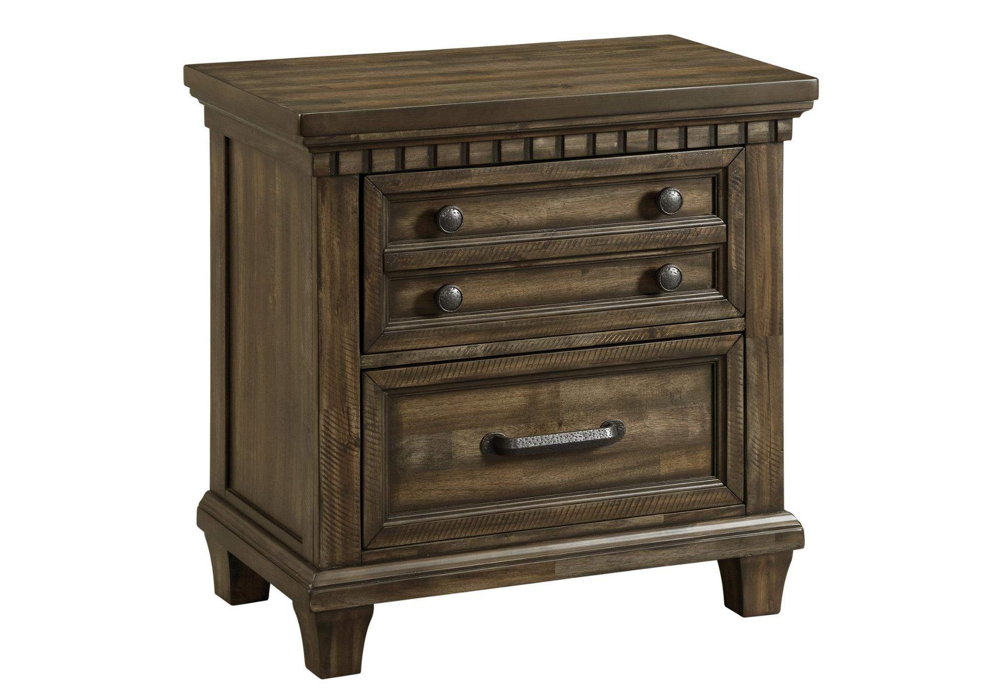 MCCOY CHARCOAL NIGHTSTAND,ELEMENTS INTERNATIONAL GROUP, LLC