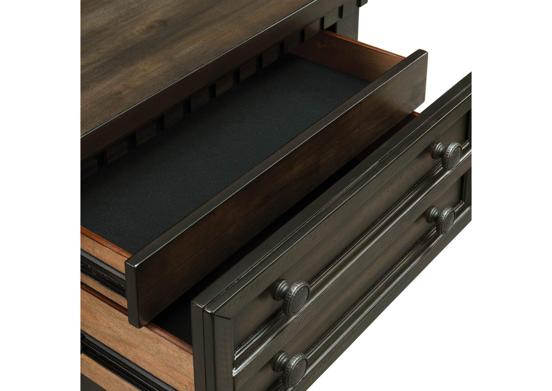 MCCOY CHARCOAL NIGHTSTAND,ELEMENTS INTERNATIONAL GROUP, LLC