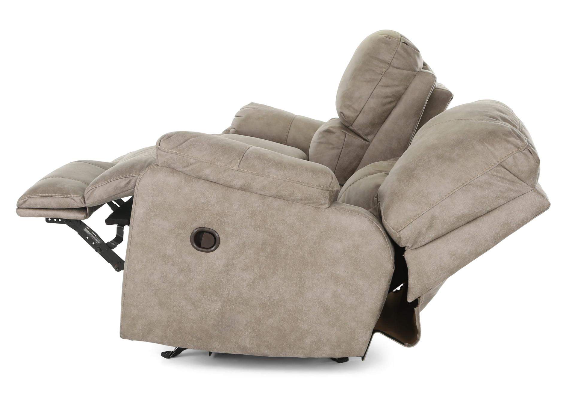 STETSON FOG RECLINING LOVESEAT WITH CONSOLE,HOMESTRETCH