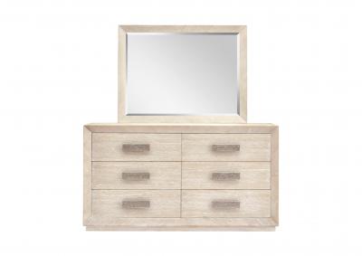Image for AMHERST WHITEWASH DRESSER AND MIRROR