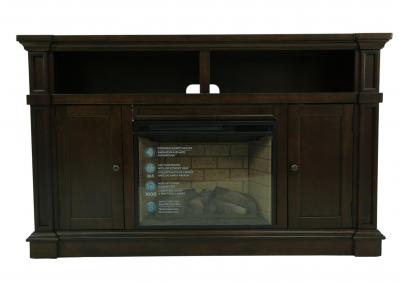 Image for CRAWFORD CHERRY FIREPLACE WITH INSERT