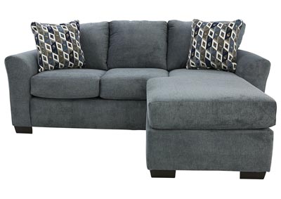 Image for ANNA BLUE SOFA CHAISE