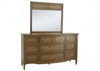 WINCHESTER DRESSER AND MIRROR,MAGS