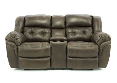Image for HAYGEN ESPRESSO RECLINING LOVESEAT WITH CONSOLE
