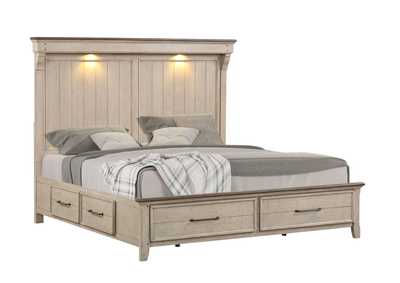 Image for KIRAN KING STORAGE BED