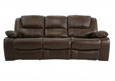Image for EASTON TOBACCO LEATHER RECLINING SOFA