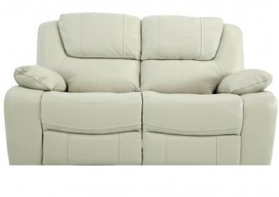 EASTON STONE LEATHER RECLINING LOVESEAT,CHEERS