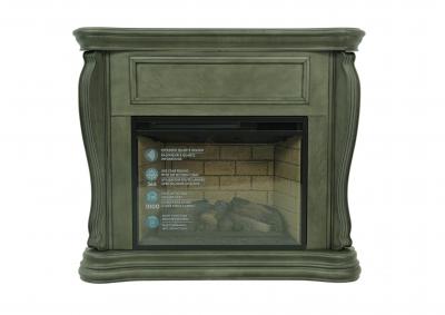 JAYDEN GRAY FIREPLACE WITH INSERT,KITH FURNITURE