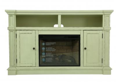 Image for CRAWFORD WHITE FIREPLACE WITH INSERT