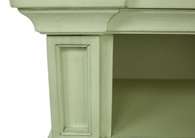 CRAWFORD WHITE FIREPLACE WITH INSERT,KITH FURNITURE
