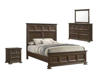 Image for MOSSBERG RUSTIC OAK KING BEDROOM