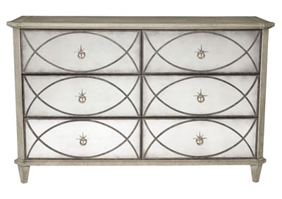 Image for MARQUESA GRAY MIRRORED DRESSER