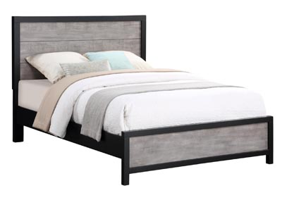 Image for DAUGHTREY BLACK FULL PANEL BED