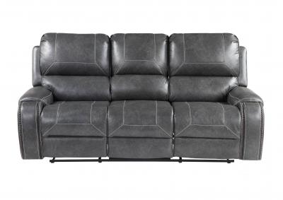 Image for KEILY GREY RECLINING SOFA WITH DROP DOWN TABLE