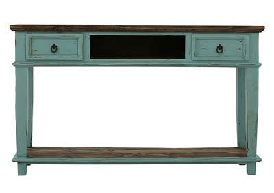 Image for LAWMAN TURQUOISE CONSOLE TABLE
